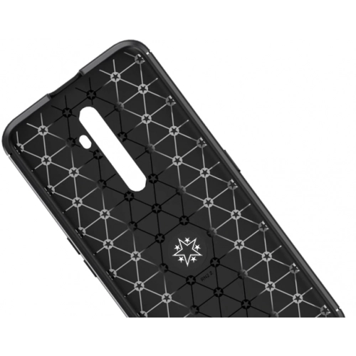 Oppo Reno 2z Kılıf Renkli Silikon Yüzüklü Standlı Auto Focus Ravel Kapak - Kırmızı