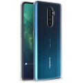 Oppo Reno 2z Kılıf Kamera Korumalı Esnek Silikon Kapak - Şeffaf