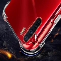 Oppo Reno 3 Kılıf Silikon Köşe Korumalı Airbag Darbe Emici Kapak - Şeffaf