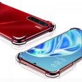 Oppo Reno 3 Kılıf Silikon Köşe Korumalı Airbag Darbe Emici Kapak - Şeffaf