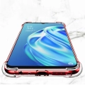 Oppo Reno 3 Kılıf Silikon Köşe Korumalı Airbag Darbe Emici Kapak - Şeffaf
