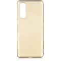 Oppo Reno 3 Pro Kılıf İnce Soft Mat Renkli Esnek Silikon Kapak - Gold