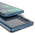 Oppo Reno 3 Pro Kılıf Kamera Korumalı Esnek Silikon Kapak - Şeffaf
