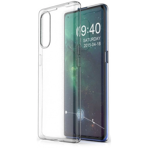 Oppo Reno 3 Pro Kılıf Kamera Korumalı Esnek Silikon Kapak - Şeffaf