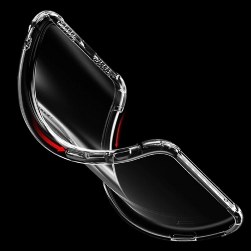 Oppo Reno 4 Kılıf Silikon Köşe Korumalı Airbag Darbe Emici Kapak - Şeffaf