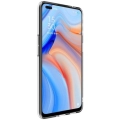 Oppo Reno 4 Kılıf Kamera Korumalı Esnek Silikon Kapak - Şeffaf