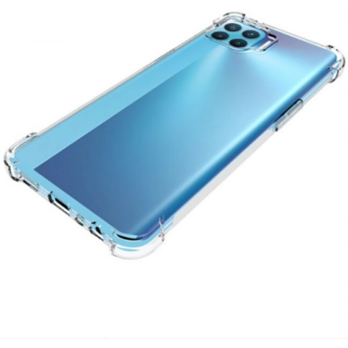 Oppo Reno 4 Lite Kılıf Silikon Köşe Korumalı Airbag Darbe Emici Kapak - Şeffaf