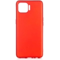 Oppo Reno 4 Lite Kılıf İnce Soft Mat Renkli Esnek Silikon Kapak - Kırmızı