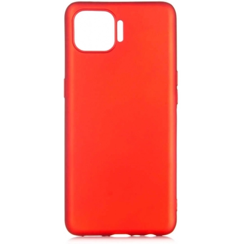Oppo Reno 4 Lite Kılıf İnce Soft Mat Renkli Esnek Silikon Kapak - Kırmızı