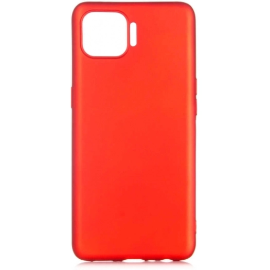 Oppo Reno 4 Lite Kılıf İnce Soft Mat Renkli Esnek Silikon Kapak - Kırmızı