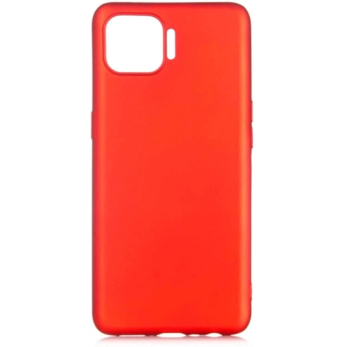 Oppo Reno 4 Lite Kılıf İnce Soft Mat Renkli Esnek Silikon Kapak - Kırmızı
