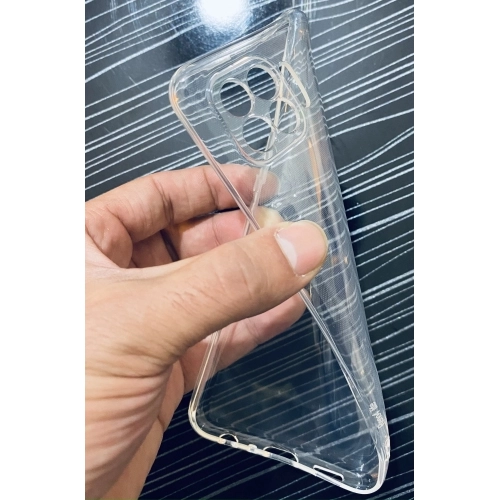 Oppo Reno 4 Lite Kılıf Kamera Korumalı Esnek Silikon Kapak - Şeffaf