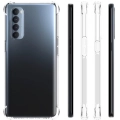 Oppo Reno 4 Pro Kılıf Silikon Köşe Korumalı Airbag Darbe Emici Kapak - Şeffaf