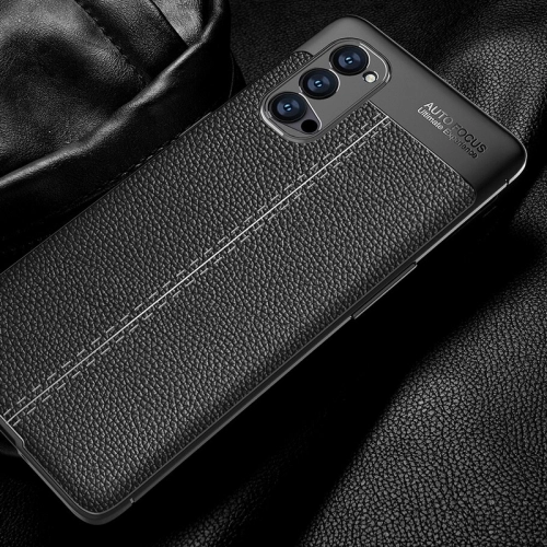 Oppo Reno 4 Pro Kılıf Deri Görünümlü Lüks Parmak İzi Bırakmaz Niss Silikon Kapak - Siyah