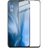 Oppo Reno Kırılmaz Cam Tam Kapatan Kenarları Kırılmaya Dayanıklı Cam Ekran Koruyucu - Siyah