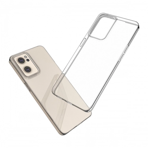 Oppo Reno 7 Kılıf Kamera Korumalı Esnek Silikon Kapak - Şeffaf