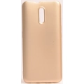 Oppo Reno Kılıf İnce Soft Mat Renkli Esnek Silikon Kapak - Gold