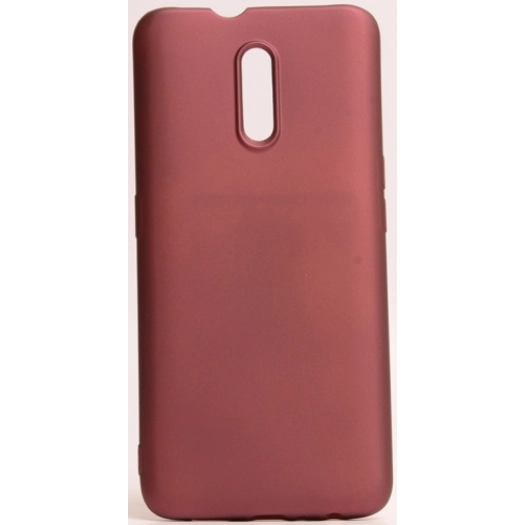 Oppo Reno Kılıf İnce Soft Mat Renkli Esnek Silikon Kapak - Mürdüm