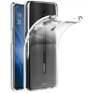 Oppo Reno Kılıf Kamera Korumalı Esnek Silikon Kapak - Şeffaf