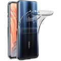 Oppo Reno Z Kılıf Kamera Korumalı Esnek Silikon Kapak - Şeffaf