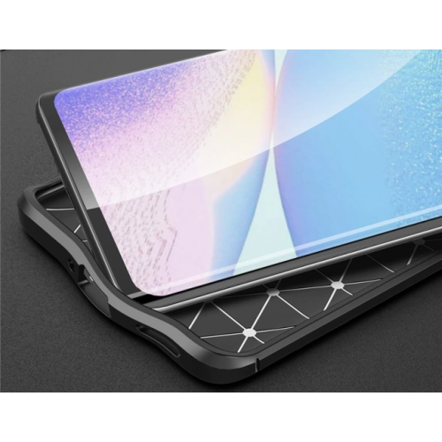 Oppo Reno 5 Pro Kılıf Deri Görünümlü Lüks Parmak İzi Bırakmaz Niss Silikon Kapak - Siyah