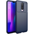 Oppo RX17 Pro Kılıf Silikon Parmak İzi Bırakmayan Karbon Soft Negro Kapak - Lacivert