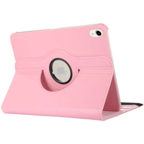 Apple iPad 10.9 2022 (10. Nesil) Tablet Kılıfı 360 Derece Dönebilen Standlı Kapak - Açık Pembe