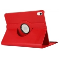 Apple iPad 10.9 2022 (10. Nesil) Tablet Kılıfı 360 Derece Dönebilen Standlı Kapak - Kırmızı