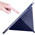 Apple iPad 10.9 2022 (10. Nesil) Tablet Kılıfı Standlı Tri Folding Kalemlikli Silikon Smart Cover - Lacivert