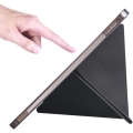 Apple iPad 10.9 2022 (10. Nesil) Tablet Kılıfı Standlı Tri Folding Kalemlikli Silikon Smart Cover - Siyah
