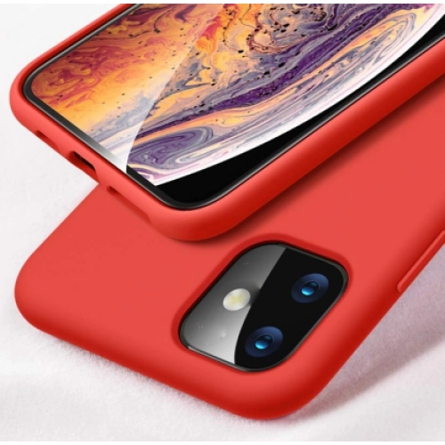 Apple iPhone 11 Kılıf İnce Soft Mat Renkli Esnek Silikon Kapak - Lacivert