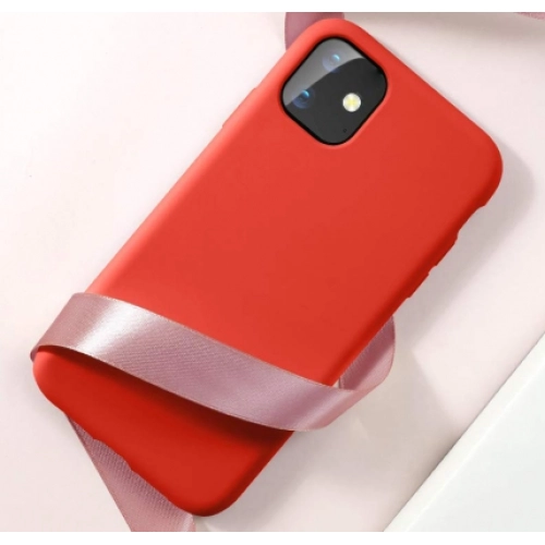 Apple iPhone 11 Kılıf İnce Soft Mat Renkli Esnek Silikon Kapak - Lacivert