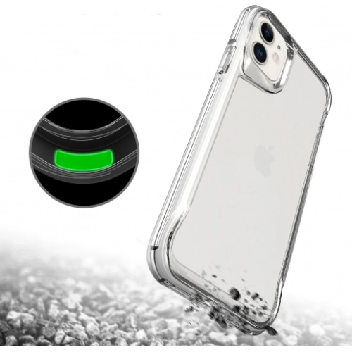 Apple iPhone 11 Kılıf Şeffaf TPU Kenarları Esnek Crystal T-Max Kapak - Şeffaf