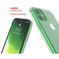 Apple iPhone 11 Kılıf Kamera Korumalı Esnek Silikon Kapak - Şeffaf