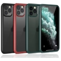 Apple iPhone 11 Pro Kılıf Ön ve Arkası Camlı 360 Tam Koruma Silikon Kapak - Siyah
