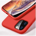 Apple iPhone 11 Pro Max Kılıf İnce Soft Mat Renkli Esnek Silikon Kapak - Lacivert