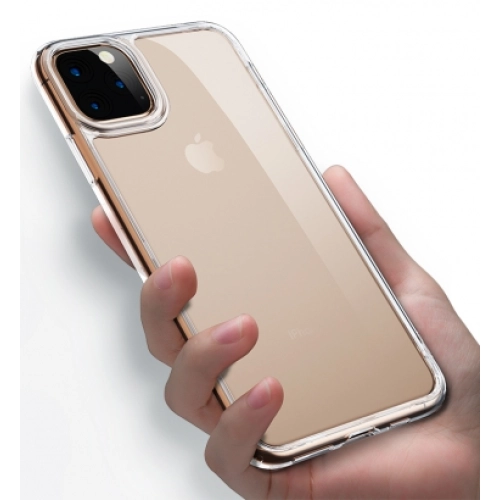 Apple iPhone 11 Pro Max Kılıf Magic Crystal Clear Glass Case - Şeffaf
