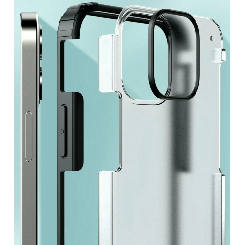 Apple iPhone 12 Mini (5.4) Kılıf Volks Serisi Kenarları Silikon Arkası Şeffaf Sert Kapak - Lacivert