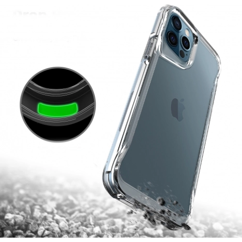 Apple iPhone 12 Pro Max (6.7) Kılıf Şeffaf TPU Kenarları Esnek Crystal T-Max Kapak - Şeffaf