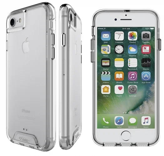 Apple iPhone 6 Kılıf Clear Guard Serisi Gard Kapak - Şeffaf