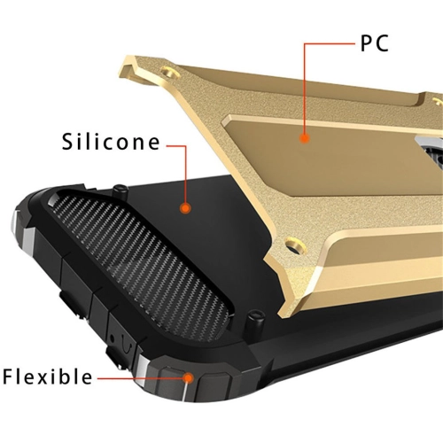 Apple iPhone 6 Plus / 6s Plus Kılıf Zırhlı Tank Crash Silikon Kapak - Gümüş