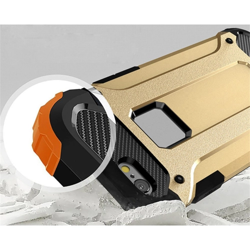 Apple iPhone 6 Plus / 6s Plus Kılıf Zırhlı Tank Crash Silikon Kapak - Gümüş