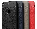 Apple iPhone 7 Kılıf Deri Görünümlü Parmak İzi Bırakmaz Niss Silikon - Siyah