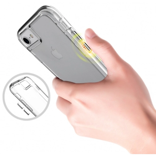 Apple iPhone 8 Kılıf Clear Guard Serisi Gard Kapak - Şeffaf