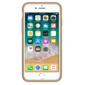 Apple iPhone 8 Kılıf İnce Soft Mat Renkli Esnek Silikon Kapak - Gold