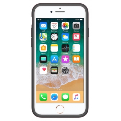 Apple iPhone 8 Kılıf İnce Soft Mat Renkli Esnek Silikon Kapak - Siyah