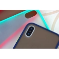 Apple iPhone X Kılıf Exlusive Arkası Mat Tam Koruma Darbe Emici - Beyaz