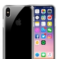 Apple iPhone X Kılıf Ultra İnce Kaliteli Esnek Silikon 0.2mm - Şeffaf