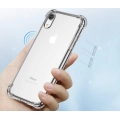 Apple iPhone Xr Kılıf Silikon Köşe Korumalı Airbag Darbe Emici Kapak - Şeffaf