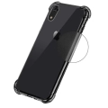 Apple iPhone Xr Kılıf Silikon Köşe Korumalı Airbag Darbe Emici Kapak - Şeffaf
